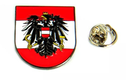 Österreich Wappen Pin - Ansteck-Pin 2,5cm Hartemaille | Pins von Österreich in bester Qualität