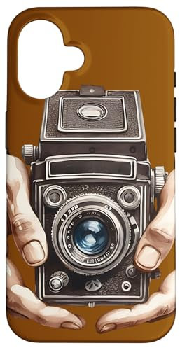 Vintage Brownie Analog SLR Camera Art Photographer Film Case for iPhone 16