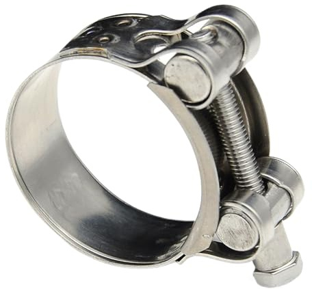 Edelstahl-Schlauchschellen – feine Verarbeitung, robuste Schlauchschelle aus Edelstahl, verstellbarer Rohr, stabiler Clip für sichere Verbindung