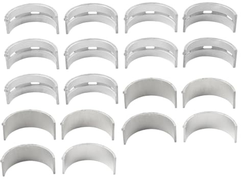 SIKUAI 10 Pcs Crankshaft Main Bearing Set Connecting Rod Aluminium Tin Alloy 0.5 for GSR600 2006-2010