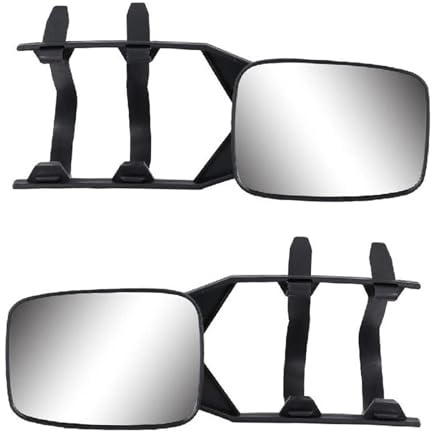 Specchio esterno Vetro Per Il Traino Universale Regolabile Roulotte Rimorchi Specchietto Retrovisore Auto Convesso Ampio Angolo Estensione Trasporto Sicuro Vetro Specchietto Retrovisore(2pcs)