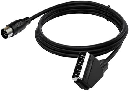 Guaber Altas Actuaciones SCART 8PIN RGBS Línea De Video De Sonido Señales Transparentes Transmisión PVC Aislamiento SCART RGBS Sound Video Converters Cable