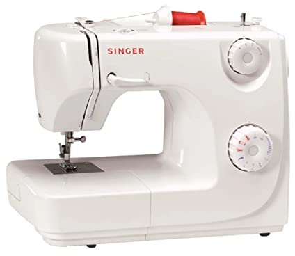 Singer 8280 Automatische Nähmaschine, 4 Stufen, variable Stichbreite, Rückwärtsnähgang, Weiß