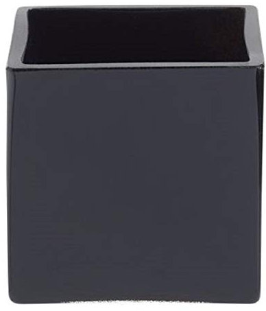 OASIS® Acrylic Cube vase (15cm) Black