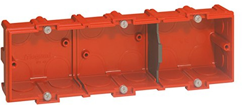 Legrand - Boîte à encastrer Batibox maçonnerie - 3 postes profondeur 40mm