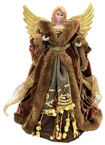 The Christmas Workshop, Engel für Christbaumspitze Kupfer und Gold