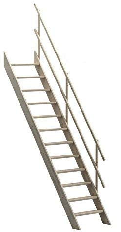 Sunlux Oxford 70 Wooden Staircase Kit Loft Stairs/ladder 700 mm width + Anti-Slip Steps