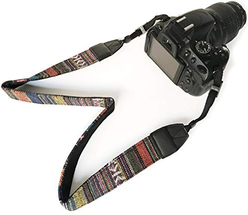 Bestele Kamera gurt Nacken Schulter Umhängeband Schultergurt Gürtel Tragegurt für Alle DSLR/SLR/Nikon/Canon/Sony/Lumix/Fujifilm/Ricoh/Samsung/Pentax ETC/Olympus Kamera