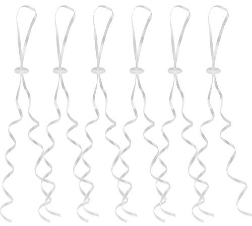 HONGXIN-SHOP Chiusure di Palloncino con Poli Nastro Palloncino Morsetto 100 Pezzi Nastri per Facilitare a Sigillare Palloncini Evitare Dispersione di Elio
