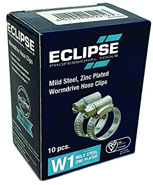 Eclipse Professional Tools ECW1-OX W1 Weichstahl-Schneckengewindeschellen 18mm-25mm Box à 10
