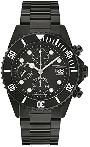 Revue Thommen Herren Armbanduhr Automatik Taucheruhr XL Diver Chronograph