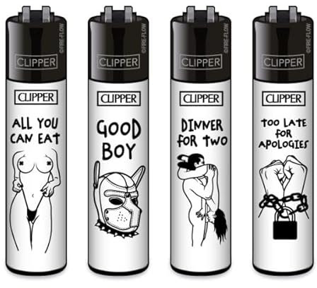 Clipper® Feuerzeuge - 4er Set + Crystal Balls (FFX Adult #3)
