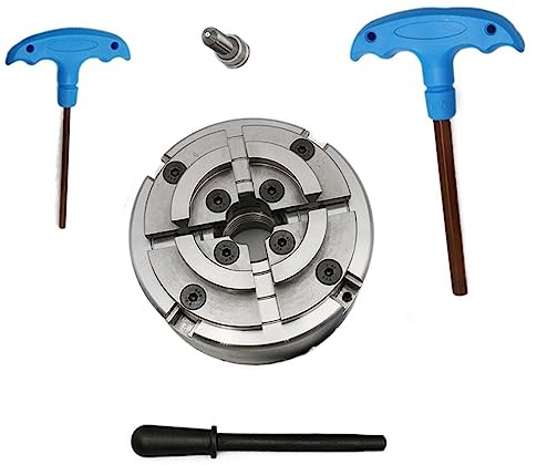 Mandrin De Tournage For Le Travail Du Bois KP96-C, Mandrin À Centrage Automatique À 4 Mâchoires De 4 Pouces Avec Filetage M30 * 3.5, Mandrin For Tour À Bois Bricolage