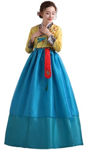 Korean Traditional Dress Korean Female Hanbok Dress Cosplay Outfit Korean Dance National Costume Korean Traditional Accessories
