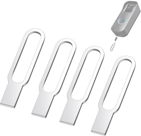 Doorbell Key for Blink, Doorbell Reset Key Replacement Part Tool Compatible with Blink Video Doorbell, Efficient Tool for Remove Doorbell Mount and Battery Replacement (4pack)