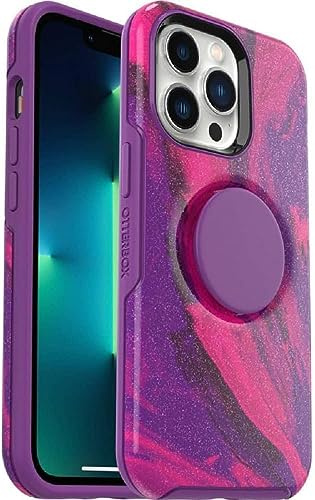 OtterBox + Pop Symmetry Series Schutzhülle für iPhone 12 Pro Max (nur), Keine Einzelhandelsverpackung, Berry Flow