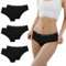 Desanlapi Unterhosen Teenager Mädchen Baumwolle Unterwäsche Stretch Slips Bequem Pantys Mädchen Schlüpfer für Teen 12-14 Jahren 6er Pack Schwarz M