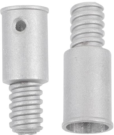 HAPINARY 2stücke Ersatz-gewindespitze Für Besenstiele Stangenadapter Aus Metall Für Haushaltsreinigungswerkzeuge Kompatibel Mit Verlängerungs Und Teleskopstangen