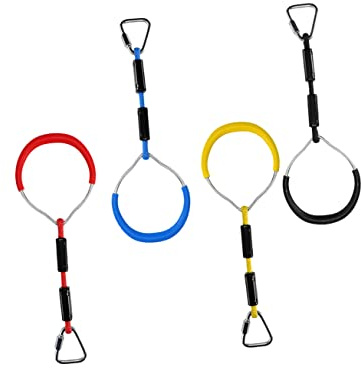 BESPORTBLE Junge Mädchen Gymnastikringe Aus Lebensmittelechtem Abs Kunststoff Blau Robust Und Sicher Für Outdoor Übungstraining Ganzkörper Fitness Und Kletterspaß Im Garten Vielseitiges Train