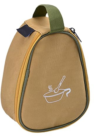 Sac de vaisselle de camping - Organisateur de bol imperméable en service lourd, stockage de plats compacts | Poux de rangement de camping pliable pour les couverts, les assiettes, les tasses, les élém