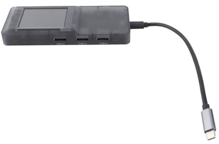 Cheotime USB C Hub Estación de acoplamiento, 8 en 1 Tipo C Estación de acoplamiento de la computadora portátil con interfaz multimedia 4K HD Puerto Ethernet 100W PD USB C Entrega