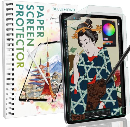BELLEMOND | Pellicola Kent Paper per Samsung Galaxy Tab S11 Ultra, 2 pezzi | Origine Giappone, superficie Kent liscia, ideale per schizzi e scrittura