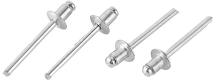 50 remaches decorativos de aluminio 2,4 mm, 3, y,8, ligeros resistentes a la corrosión, for carpintería lingli(4.8mm)