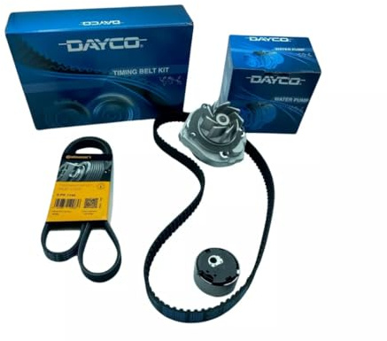 KIT DISTRIBUZIONE + POMPA ACQUA CINGHIA SERVIZI COMPATIBILE CON FIAT PANDA 500 PUNTO EVO 1.2 1.4
