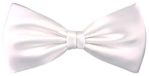 TigerTie Herren Satin Seidenfliege in einfarbig Uni – Fliege aus 100% Seide, ideal für Hochzeit, Party, Business, Abendgarderobe und festliche Anlässe