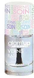 Glam'Up Paris - Vernis Soins des Ongles - Longue Tenue - Application Facile - Texture Gélifiée - Séchage Rapide - Tous Type d'Ongles - N°306 - Base coat
