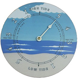 Glosstock Ltd tidetime Nautique Horloge à Marée - Sable, Mer, Ciel Façade