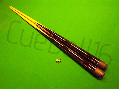 cueball16 Billardqueue, ideal für Kinder und kleine Räume, 2 x 42 cm, 8 Ersatz-Tipps