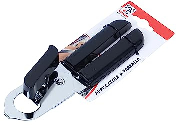 Pratesi APRISCATOLE A Farfalla C/Imp.Gomma CM.20,5X5, 18/8 Stainless Steel, Multicolour, One Size