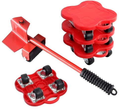 Furniture Moving Wheels,4Pcs Furniture Dolly Furniture Movers for Heavy Items 360° Rotation Furniture Sliders Rollers for Heavy Furniture Appliance Refrigerator Sofa 400KG Capacity