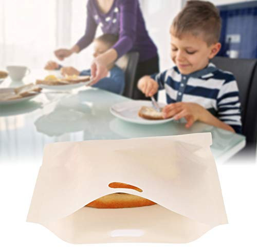 ZAICOLER Sacs Grille-Pain Réutilisables en Fibre de Verre avec Revêtement Antiadhésif, Chauffage au Micro-Ondes, Sacs Grille-Pain pour Fromage grillé, Sacs à pour Pâtisseries, Tranches