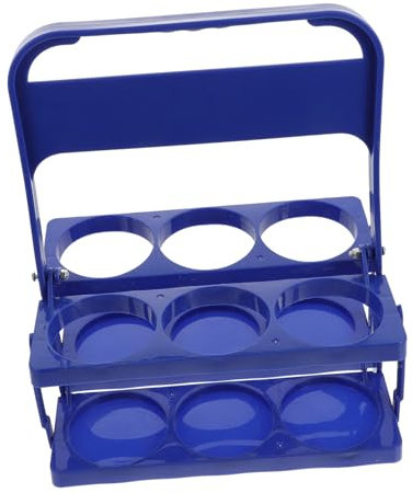 SEWOART Handlicher Bierflaschenkorb Aus Robustem Kunststoff Faltbar Mit Griff Für Partys Und Alltag