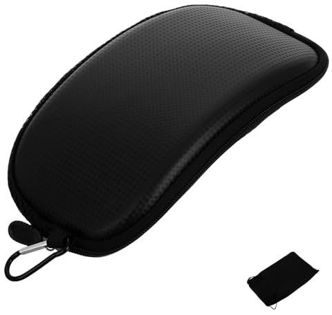 BESPORTBLE Custodia Rigida per Occhiali da Sci e Moto con Ampia Capacità, Protezione Antigraffio e Borsa Portatile per Attività Outdoor e Guida in Moto