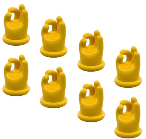 8 Pezzi Cappucci stelo valvola pneumatici in alluminio Cappucci antipolvere in Gomma per pneumatici auto Cappucci valvole universali per pneumatici con guarnizione per moto, camion, bici