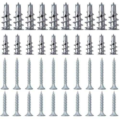 Plasterboard Fixings, Plasterboard Wall Plugs and Screws, Metal and Self Drilling Heavy Duty Plasterboard Wall Plug, Plasterboard Screws with Achors for Plaster Boards, Composite Boards, Wooden Boards