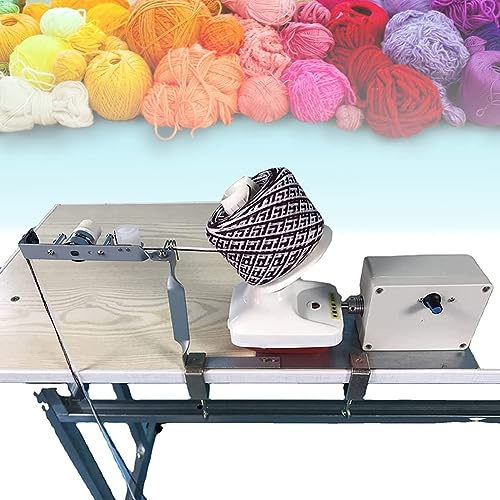 Electric Yarn Ball Winder, Automatic Knitting Roller for Efficient Twine Winding, Ideal for Wool, Metal Yarn, and Nylon Threads