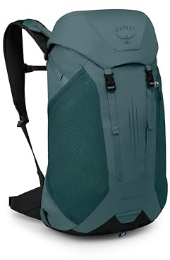 Osprey Hikelite LT 30L Wanderrucksack - Leichter Reise-Tagesrucksack mit Regenschutz für Damen und Herren, Cascade Blue
