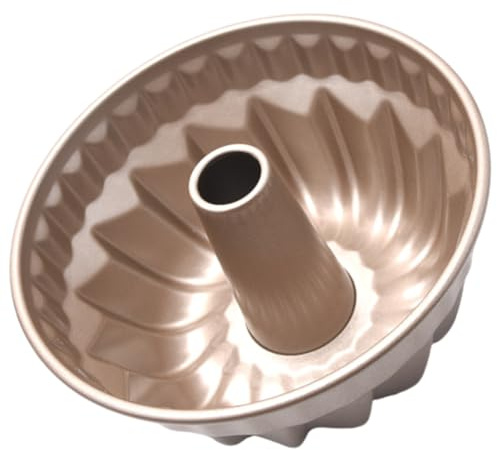 GRADENEVE Stampo per Dolci in Acciaio al Carbonio 18 Cm Antiaderente Scanalatura, Resistente al Calore, per Torte e Muffin da Forno, Utensile da Cucina Compatto per Uso Domestico