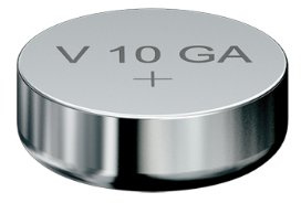 Pile a bottone alcaline manganese - V 10 GA, 1,5 V