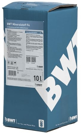 BWT Mineralstoff F4 10l Dosiermittel für Wasserhärte ab 21 °dH | ideal bei sehr hartem Wasser, Mineralstoffe für Trink- und Brauchwasser, zuverlässige Wasseraufbereitung