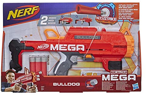Nerf MEGA Bulldog, 2-in-1 Spielzeugblaster, Multicolor