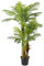 Große Künstliche Palme Deluxe 180cm mit 3 Stämmen und 30 Palmenwedel Kunstpflanze Kunstpalme Zimmerpflanze
