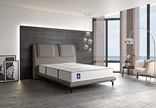 Irisette Fehmarn 500er Tonnentaschenfederkernmatratze, Wendematratze mit 7 Zonen, Härtegrad 3, 100 x 220 cm, Öko-Tex zertifiziert, produziert nach deutschem Qualitätsstandard