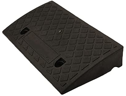 Rampa per marciapiede, rampa per sedia a rotelle, cuneo di accesso, rampa per soglia della porta, per auto, lunghezza x larghezza x altezza: 50 x 27 x 7 cm