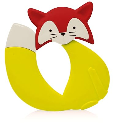 FunBaby Rassel für Neugeborene 4 Monate + Fuchs - Spiele für Babys, um die Hand- und Auge-Koordination zu stimulieren, Geschenke für Neugeborene, Jungen oder Mädchen