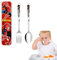 NiñOs Juego de Cubiertos, Cubiertos Acero Inoxidable NiñOs, Reusable NiñO Cubiertos, Cartoon NiñO Cubierto, Cubiertos Infantiles con Caja Para Cubiertos, Para Uso en Casa y Colegio
